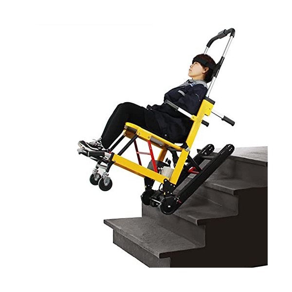 Monte-escaliers électriques, chaise élévatrice descalier pliante réglable Handtruck électrique dévacuation descalier faute