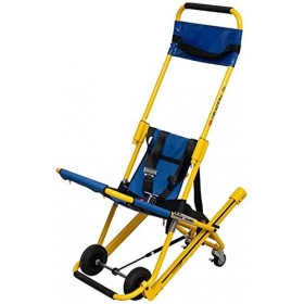 Chaise descalier durgence - Ambulance Pompier Chaise dévacuation Civière descalier Portable Léger en Alliage daluminium 