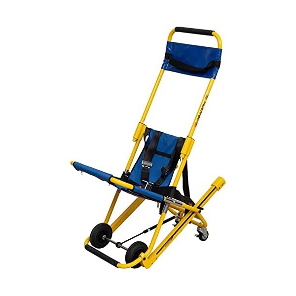 Chaise descalier durgence - Ambulance Pompier Chaise dévacuation Civière descalier Portable Léger en Alliage daluminium 
