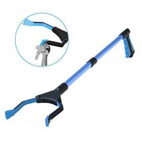 Awsuc Outils de Préhension, 82cm Outil de ramassage pour Seniors, et handicapés, avec Embouts Magnétiques pour Prise du Sol, 
