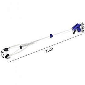 Yiida Pince de préhension pliable, légère, extra longue, pratique pour les personnes âgées, légère, extra longue et pratique 