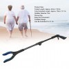 YEmirth Grabber Reacher Outil Forte Prise Magnétique Pointe Pliable Bras Extension Aide Ramasser Bâton Pour Personnes Âgées