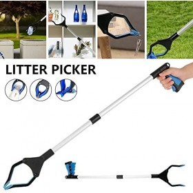 Pince de préhension pour personnes âgées, 81,3 cm pliable sur le dessus, extension de bras, aide à la mobilité légère, outil 