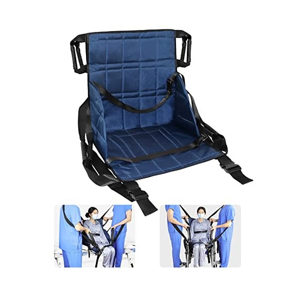 [LOSCHEN] Transfer Bandoulière tout le corps Sangle de levage Chaise dévacuation durgence pour personnes âgées,Carte de tra