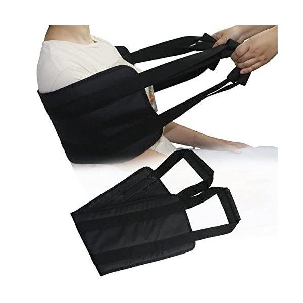 Ceinture de transfert pour Patients âgés, 100 * 40cm Bande Mobile, Bande Transporteuse avec PoignéE, Ceinture DAssistance po