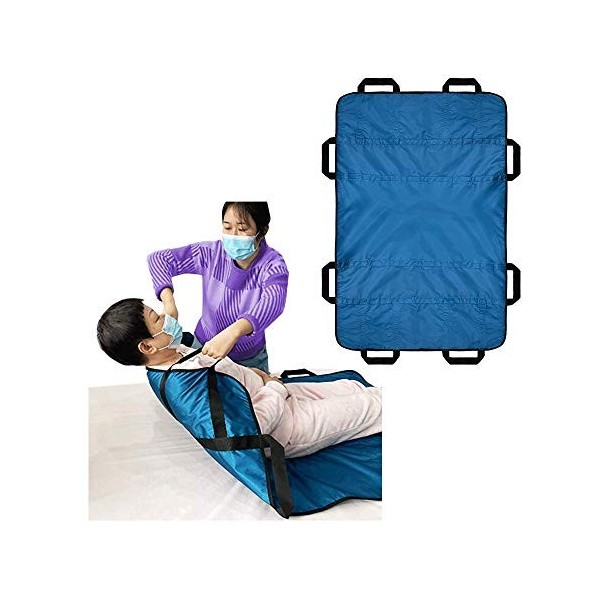 Positionnement Matelas avec poignées Fauteuil Roulant Patient Levage Aide Plaque de Transfert pour Personnes handicapées couc