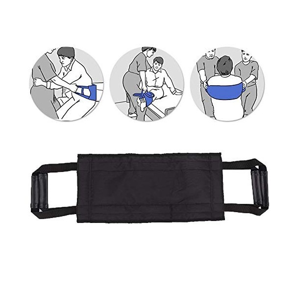 Wytino Ceinture de Transfert, Ceinture de Transfert Durable avec poignées et lanière de Transfert assurant Un Transfert en To