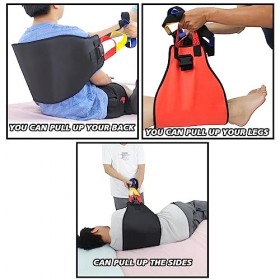 LeetyeMei Sangle de transfert robuste pour personnes âgées, planche de transfert pour patients alités, aide à rester debout p