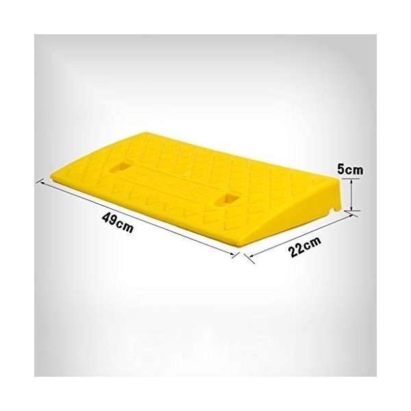 De Plein air 5-7cm en Plastique antidérapant Tapis, Ramps Curb Fauteuil Roulant Voiture Jardin Step Pad handicapés Lumière Ac