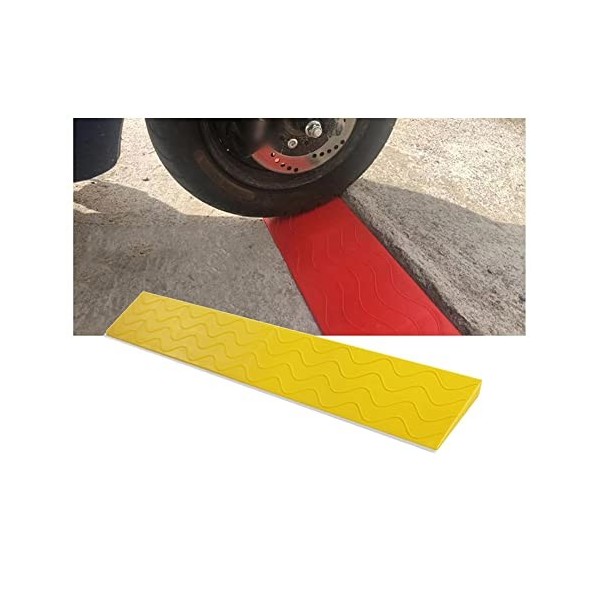 PiurUf Accueil Rampes de Seuil, Tapis de Marches DEntrée pour Tapis de Pente DAccessibilité, Rampe de Trottoir en PVC pour 