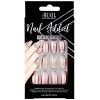 Ardell Nail Addict Artificial Nail Set, Metallic Lilac Pearl