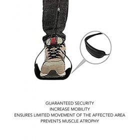 Lève-jambe Rigide, Sangle de Jambe avec Boucles en Toile pour la Main et le Pied, Aide au Levage de Jambe Facile à Utiliser e