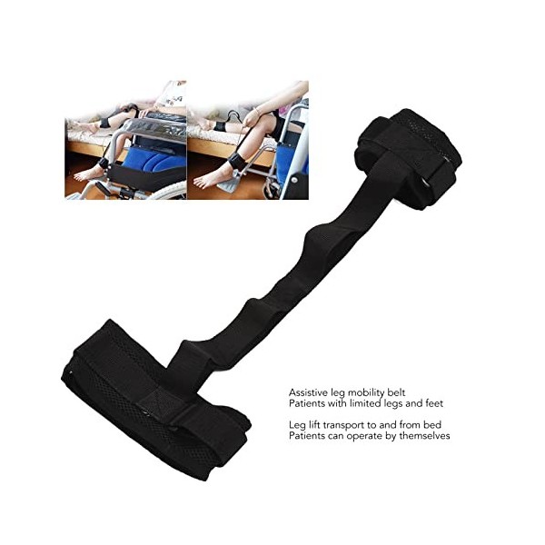 Leg Lift Strap Leg Lifter Strap, Leg Stroke Hémiplégie Aides à la mobilité Leg Lifter pour Fauteuil Roulant Accessoires Couss