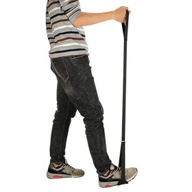 YJZQ Bande Aide Marcher et Se Lever du Matin Sangle de releveur de Jambe Ceinture Aide à la Mobilité Sangle du soulève-Jambe 