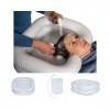 Lavabo gonflable pour les cheveux avec coussin intégré, réservoir deau, douchette. Bac à shampoing/lave-tête domicile pour p