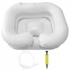 CHEVVY Bassin Gonflable pour Laver Cheveux Mobile avec Tube de Drainage Lavabo à Cheveux Gonflable Portable pour Personnes âg