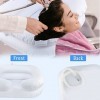 Aolkee Lavabo Gonflable Portable pour chevet, Bac lavage cheveux domicile, bac shampoing domicile, lit pour personnes âgées, 