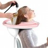 Lavabo gonflable,Bol de shampooing léger et portable avec pompe à air,Plateau de lavage des cheveux pour les personnes alitée