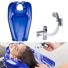 Lave-tête gonflable pour Lavage Cheveux - Lavande Portable avec Croquet et Tuyau Flexible.Appuie-tête Lave-Cheveux Cheveux Ch