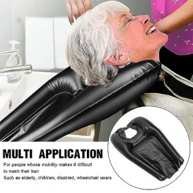 Lavabos gonflables pour cheveux,lavabo mobile pour le lavage des cheveux alités,bol de shampoing portable pour patients alité