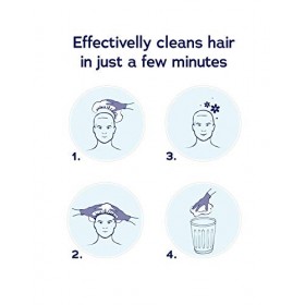 DYMACARE Bonnet Shampooing Sans Rinçage | Charlotte de Lavage des Cheveux Sans Eau | Pour Patients Alités, Personnes âgées, V