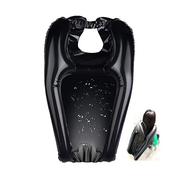 Lave-tête portable pour maison Lavabo portable gonflable pour personnes âgées, blessées, handicapées, enceintes et enfants Pl