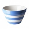 Cornishware Bassine à pudding à rayures bleues et blanches 1,1 l