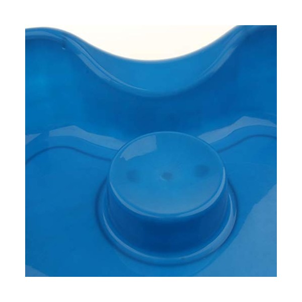 Sharplace Bassine de shampooing pour lit dallaitement Bleu Plateau de shampooing pour personnes handicapées, personnes âgées