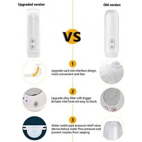Bidet de voyage portable par YAMI, IPX7 Bidet électrique étanche avec film de décompression automatique et buse Réglage de 18