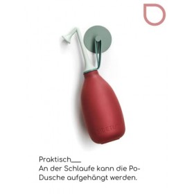 Bidetlity est votre bidet portable I Une douche intime portable élégante pour les fesses et le derrière, sur les toilettes et