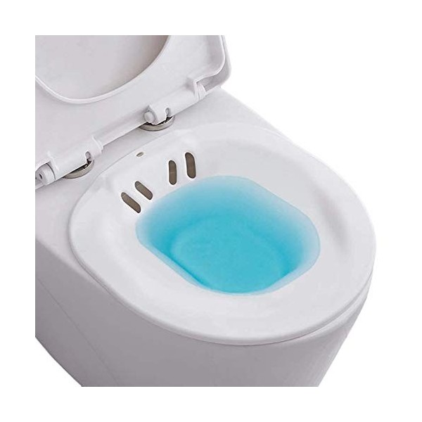 Baignoire pour les toilettes - Baignoire portable pour traitement des hémorroïdes, soin du lit hebdomadaire, pour les femmes 