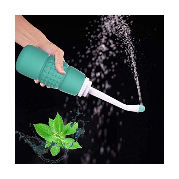 TONELIFE Bidet portable pour toilettes – Bouteille pour bidet Momwash 350 ml – Bidet portable pour voyage, camping, soins pos