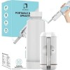 Bidet portable - 1 l - Avec lumière - Bidet de voyage - Pour toilettes et extérieur - Bouteille pulvérisateur - Bouteille pér