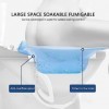 Baignoire de sitz pliable pour les toilettes, bassin de bain Sitz portable pour trempage par siège pour les toilettes baignoi