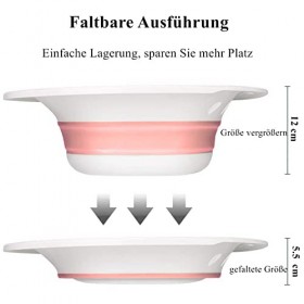 Bwelcam Baignoire de siège pour toilette, Bassin de bain Sitz pliable,bidet portable, convient aux toilettes universelles