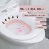 Woorea Bidet Portable pour Toilettes, Bains de siège, soulagement périnéal et épisiotomie, Soins Post-Partum, Femmes Enceinte