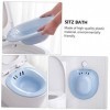 FRCOLOR 1 PC Bidet Pliable Toilette Portable Siège Portable Toilette Bain De Siège Pour Piles Bain De Siège Pour Les Hémorroï