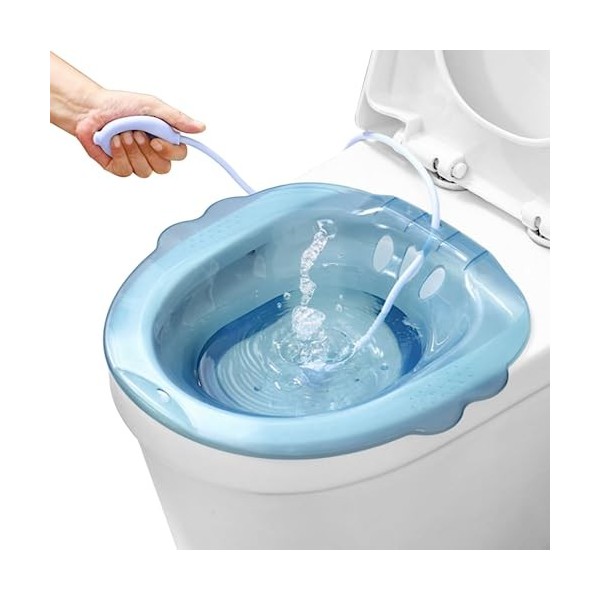 Sitz Bath Portable sur le bidet portable des toilettes avec ridet à grande capacité anti-débit de grande capacité pour hémorr