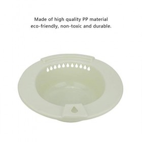 Ruining Traitement des hémorroïdes Baignoire de Hanche Anti-déversement, Bain de siège, Post-Partum Essentiel pour Le Nettoya