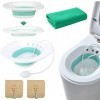 Dovr Baignoire pliable pour toilettes, bassin de bain portable pour traitement des hémorroïdes, soins post-partum, femmes enc