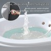 Dovr Baignoire pliable pour toilettes, bassin de bain portable pour traitement des hémorroïdes, soins post-partum, femmes enc