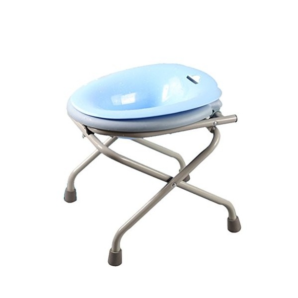 GFYWZ Commode Se Pliant Mobile Siège De Toilette Adulte/Tabouret Avec Bol De Bidet De Lavage Pour Les Soins Des Femmes Encein