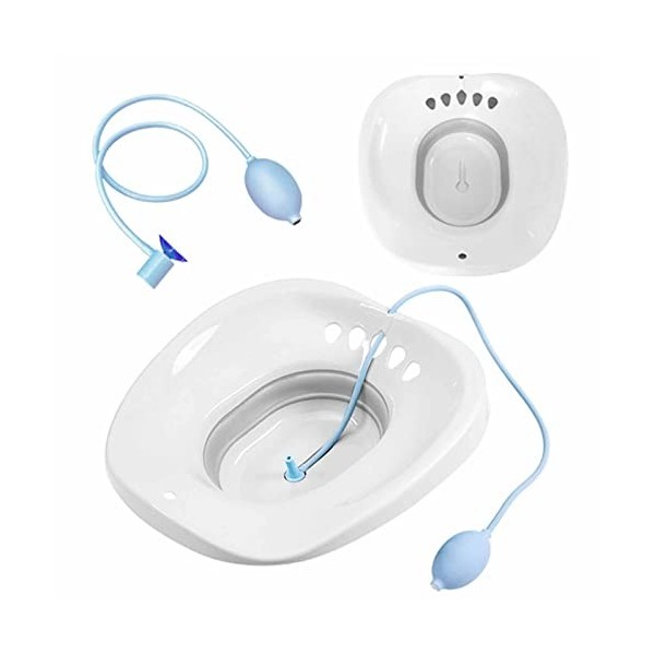 Sitz Bath, Sitz Baignoire pour hémorroïdes, Sitz Baignoire pour siège de toilette, entretien post-partum, siège vapeur Yoni p