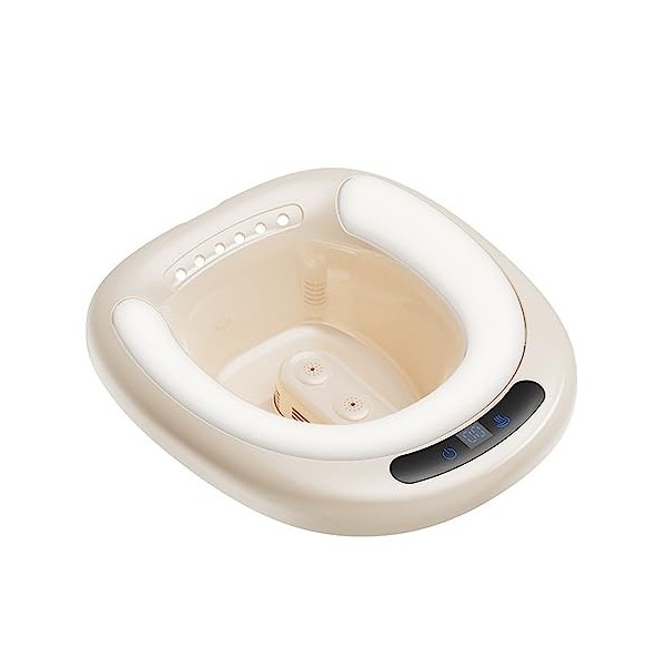 Bains De Siège Pliable pour Siège De Toilette Électrique Bidet Portable pour Hémorroïdes Soins Post-Partum Traitement du Péri