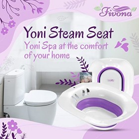 Fivona Siège de bain en V pour soins post-partum à tremper et à la vapeur - Siège extensible - Baignoire vapeur vaginale - Ba