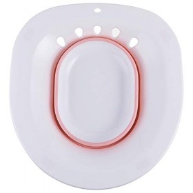 GeKLok Sitz Baignoire à suspendre sur les toilettes, siège à vapeur pliable, traitement des hémorroïdes, portable, pliable, à