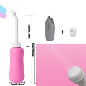 Bidet portable pour toilettes, bidet de voyage pour nettoyage post-partum, lavage périné, bouteille de bain pour hémorroïdes,