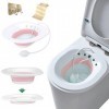 Bidet pliable, maternité, soins postnatals, pour toilettes universelles, avec 2 crochets et 1 serviette