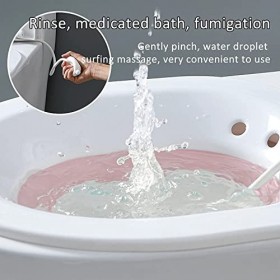 Bidet pliable, maternité, soins postnatals, pour toilettes universelles, avec 2 crochets et 1 serviette