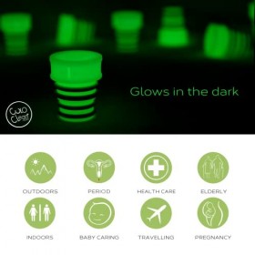 CuloClean Bidet portable pour toilettes ou voyage brille dans le noir . Bouteille Peri pour homme et femme. Vaporisateur à m